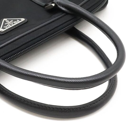 Prada Nylon Leather Briefcase - Picture 4 of 8